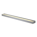 LED V�glampe SEDO LED 21, firkantet, 22W, SMD LED, 3000K, Glas satineret, alu b�rstet