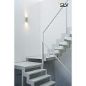 SLV Wall luminaire ENOLA_B UP/DOWN, H 22cm, 2x GU10 QPAR51 max. 50W, aluminium, brass