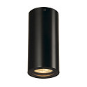 Ceiling luminaire ENOLA_B CL-1, IP20, � 6.7cm / H 14cm, GU10 QPAR51 max. 35W, aluminium, black