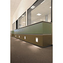 SLV Indbygningslampe DOWNUNDER PUR 120x155mm LED, firkantet, hus hvid, 4, 8W LED varmhvid