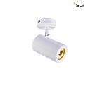 SLV Vglampe / Loftlampe ENOLA_B SINGLE SPOT, 1x GU10 QPAR51 maks. 50W, roterbar + drejelig, aluminium, hvid