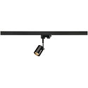 Spot BIMA 1, GU10, 1x50W max., inkl. 3-Faset-Adapter, sort