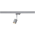 Spot BIMA 1 GU10 50W, incl. 3-Phase adapter, silver grey