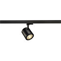 3-faset LED Sporlampe ENOLA C, roterbar + drejelig, 12W 3000K 900lm, 55�, sort