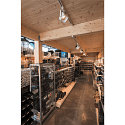 SLV LED 3-Faset Spot EURO CUBE, 28,5W, 3000K, 60�, inkl. 3-Faset-Adapter, hvid