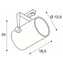 Halogen 230V spot EURO SPOT ES111, hvid
