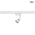 SLV Spotlight PURI Lampenkopf, GU10, max. 50W, incl. 3-Phase adapter, white