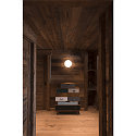 SLV LED Loftlampe MARONA LED, � 30cm / H 8.6cm, 15W 3000K 1200lm 120�, d�mpbar, metal-b�rstet
