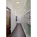SLV V�g-/Loftlampe GLASSA E27 satineret glas