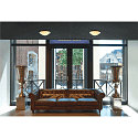 SLV V�g-/Loftlampe MELAN satineret glas