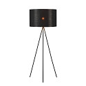 SLV FENDA Floor lamp II tripod, E27 max. 40W, H 133.5cm, shade excl., black