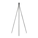 FENDA Floor lamp II tripod, E27 max. 40W, H 133.5cm, shade excl., chrome