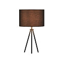 SLV Bordlampe FENDA II Stativ tre-benet, E27 maks. 40W, , uden sk�rm, sort