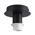 Loftlampe FENDA E27 Loftroset, uden sk�rm, sort