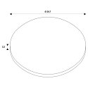 SLV FENDA Lampesk�rmafd�kning / Diffuser til Pendel/Loftlampe, til � 30cm, Akrylglas hvid