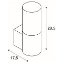 SLV V�glampe LISENNE, E27, r�g glas