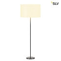 SLV FENDA Floor lamp I, E27 max. 60W, H 145cm, shade excl., nickel brushed