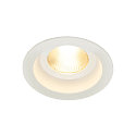 LED Indbygningslampe CONTONE ROUND Downlight, drejning, hvid, IP44