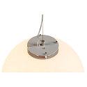 SLV Pendel ROTOBALL 40, hvid, E27, max. 24W