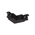Accessories for 3-Phase surface track S-TRACK L-Coupler, earth, L-version, black
