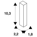 SLV EASYTEC II� loftsoph�ng 10cm
