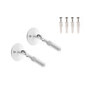 V�GHOLDER, til TENSEO 12 Volt wiresystem, lang, 2 stk., hvid