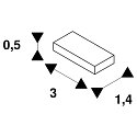 SLV Tilbeh�r til MAGNETIC TRACK SYSTEM Endekappe, sort