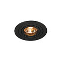PIREQ QPAR51 ROUND DOWNLIGHT, max. 50W, inkl. clip fjedre, mat sort