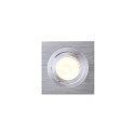 SLV PIREQ QPAR51 SQUARE DOWNLIGHT, eckig, max. 50W, inkl. clip fjedre, b�rstet alu