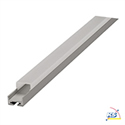 SLV ALUMINIUM PROFILE for LED-Strips with cover, square, 1m, alu anodized