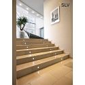 LED Recessed luminaire TRAIL-LITE LED Cover Stainless steel with satinated glass insert