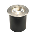 LED Gulvindbygningslampe ROCCI, rund, rustfrit st�l 316, 6W, 3000K, IP67
