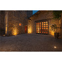 LED Gulvindbygningslampe ROCCI, rund, rustfrit st�l 316, 6W, 3000K, IP67