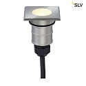 SLV Udendrslampe POWER TRAIL LITE, firkantet blnde, LED varmhvid