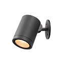 SLV HELIA, Udend�rs Standerlampe, LED, 3000K, rund, antracit, 15W, konvertible til en Spydlampe