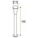 SLV Floor lamp ALPA CONE 100, anthracite