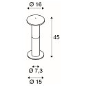 SLV Gulvlampe ALPA MUSHROOM, stengr�