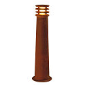 Udend�rs Standerlampe RUSTY 70, Rund, IP55, 70cm / � 19cm, E27 TC-DSE, FeCSi st�l rust-farvet