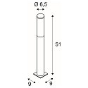 SLV Standerlampe BIG NAILS 50 st�l