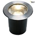SLV Outdoor luminaire DASAR 215 UNI Floor recessed luminaire, with round Stainless steel cover round cover