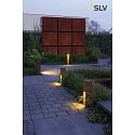 Outdoor Floorlamp RUSTY SLOT 50, IP44, height 50cm, E27 TC-DSE max. 11W, FeCSi steel rust color