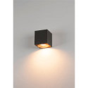 SLV V�glampe BIG THEO WALL OUT ES111, firkantet, GU10, max. 75W,, antracit