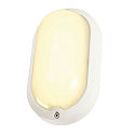 LED Udend�rslampe TERANG 2 V�g-/Loftlampe, oval, 120�, SMD LED, 3000K, IP44, hvid