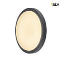 SLV AINOS, Outdoor Ceiling luminaire, LED, 3000K, round, anthracite