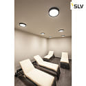 SLV AINOS, Udendrs-/Loftlampe, LED, 3000K, rund, antracit