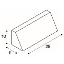 SLV Wall luminaire PEMA SQUARE, E27, max. 15W,, black