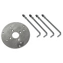 Betonanker s�t til VAP SLIM 30/60/90, VAP og SITRA SL, � 10.5cm, rustfrit st�l