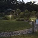 SLV Outdoor luminaire VAP SLIM 60 Floorlamp Stainless steel brushed, height 60cm