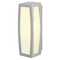 V�glampe MERIDIAN BOX med Sensor (Bev�gelsesmeldere), s�lvgr�
