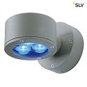 SLV Outdoor Wandleuchte SITRA WALL, IP44, GX53 TCR-TSE max. 9W, fixed angle, anthracite